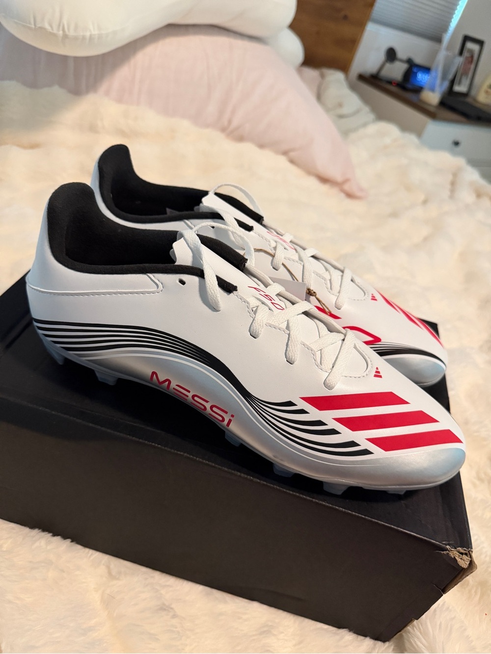 adidas F50 Messi Firm-Ground Soccer Cleats 11.5 Men